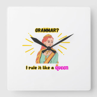 underbar Wall Clock Fyrkantig Klocka