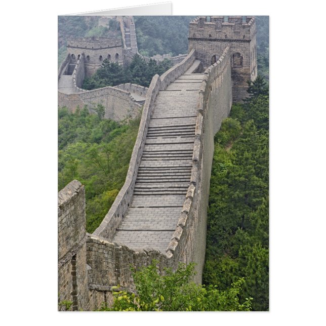 Underbar Wall, Jinshanling, China Hälsningskort (Framsidan)