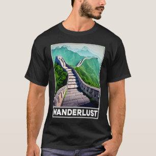 Underbar Wall of China Wanderlust T Shirt