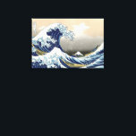 Underbar Wave av Kanagawa | Hokusai | Canvastryck<br><div class="desc">Den Underbara vågen av Kanagawa är en träblocksutskrift av Katsushika Hokusai.</div>