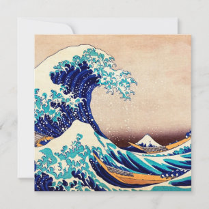 Underbar Wave Av Kanagawa Japansk Vintage Fine Art