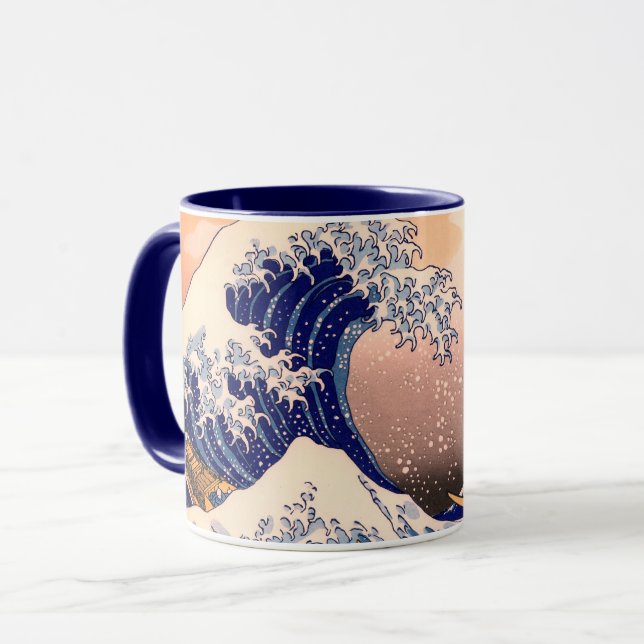 UNDERBAR WAVE AV KANAGAWA MUGG (Framsida vänster)