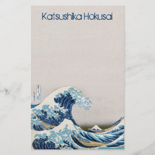 Underbar Wave av Kanagawa-Personligen Brevpapper