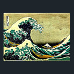 Underbar Wave av Kanagawa Poster<br><div class="desc">Artwork by Katsushika Hokusai.</div>