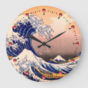 UNDERBAR WAVE AV KANAGAWA STOR KLOCKA