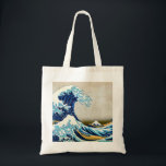Underbar Wave av Kanagawa Tygkasse<br><div class="desc">Underbar Wave av Kanagawa,  målad av Katsushika Hokusai circa 1830.</div>