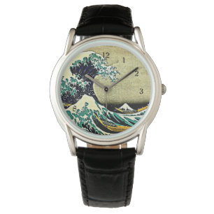 Underbar Wave av Kanagawa Watch Armbandsur