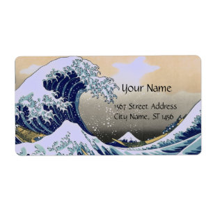 UNDERBAR WAVE Blue White Fraktsedel