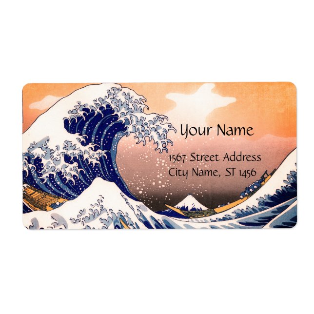 UNDERBAR WAVE Blue White Fraktsedel (Framsidan)