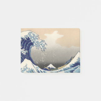 UNDERBAR WAVE Blue White Post-it Block