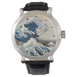 Underbar Wave, Hokusai, Ukiyo-e Armbandsur