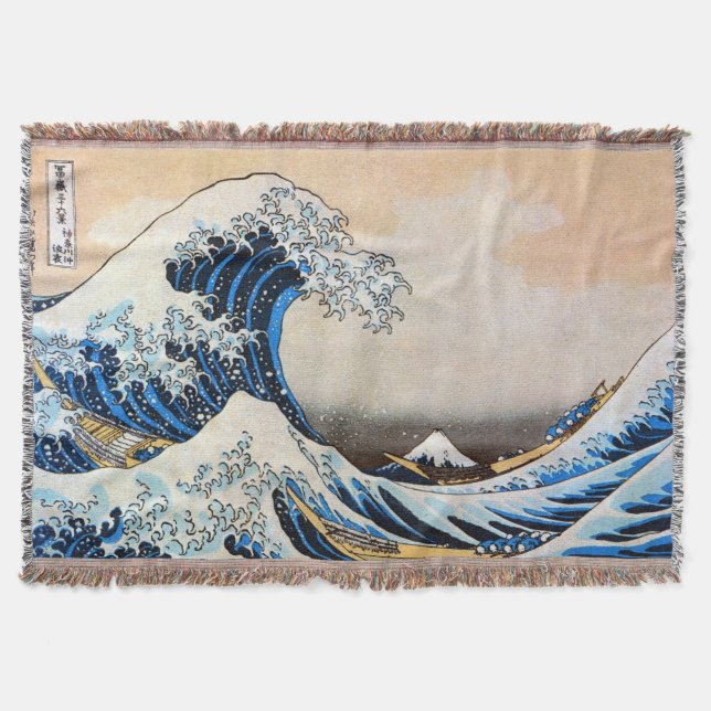 Underbar Wave, Hokusai, Ukiyo-e Filt (Framsidan)