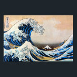 Underbar Wave, Hokusai, Ukiyo-e Poster<br><div class="desc">Katsushika Hokusai (oktober eller november 1760 - 10 maj, 1849) var en japansk konstnär, ukiyo-e-målare och tryckare av Edo-perioden. På sin tid var han Japans ledande expert på kinesisk målning. Hokusai, född i Edo (numera Tokyo), är bäst känd som författare till träblockets tryckserie 36 vyer av berget Fuji ( Fugaku...</div>