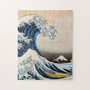 Underbar Wave, Hokusai, Ukiyo-e Pussel