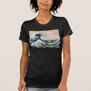 Underbar Wave, Hokusai, Ukiyo-e Tee