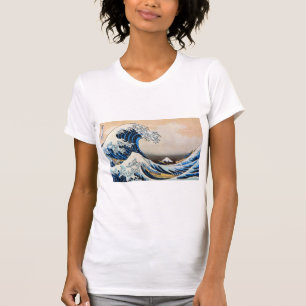 Underbar Wave, Hokusai, Ukiyo-e Tee Shirt