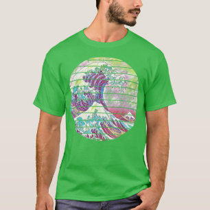 Underbar Wave Japan japansk Art Tokyo T Shirt