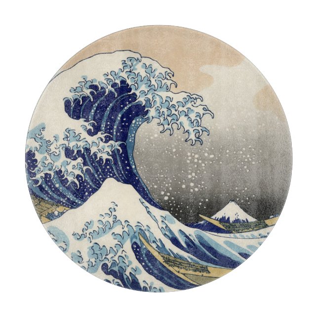 Underbar Wave Kanagawa japansk målning (Framsidan)