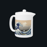 Underbar Wave Kanagawa japansk målning<br><div class="desc">Japansk Woodcut Wave - Mount Fuji Wave by Hokusa A big wave finns ute i havet - och du ser Mount Fuji i den avlägsna bakgrunden - vågorna runt underbara Mt. Fuji. Den gigantiska vågen är så intensiv att du nästan kan missa båtarna i förgrunden. Den berömd Underbara Wave Off...</div>