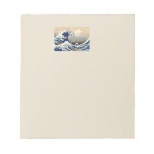 Underbar Wave Kanagawa japansk målning Anteckningsblock