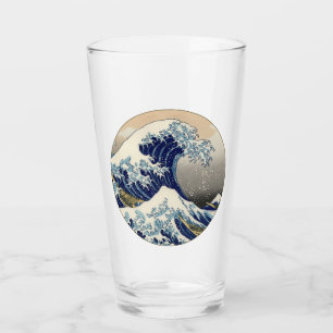 Underbar Wave Kanagawa japansk målning Glaskopp