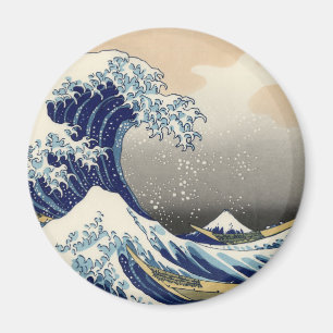 Underbar Wave Kanagawa japansk målning Magnet