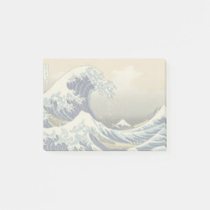 Underbar Wave Kanagawa japansk målning Post-it Block