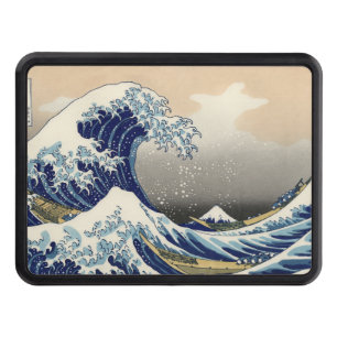 Underbar Wave Kanagawa japansk målning Skydd För Dragkrok