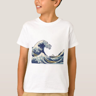 Underbar Wave Kanagawa japansk målning T-shirt