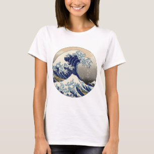 Underbar Wave Kanagawa japansk målning T Shirt