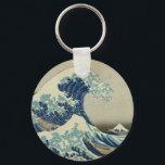 Underbar Wave-nyckelkedja Nyckelring<br><div class="desc">Kanagawas Underbara våg</div>