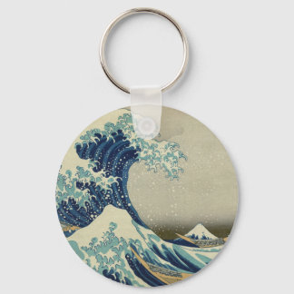 "Underbar Wave off Kanagawa" av Hokusai Nyckelring
