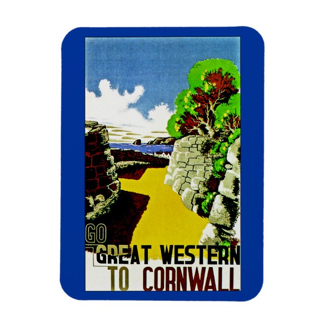 Underbar Western till Cornwall Magnet (Vertikal)