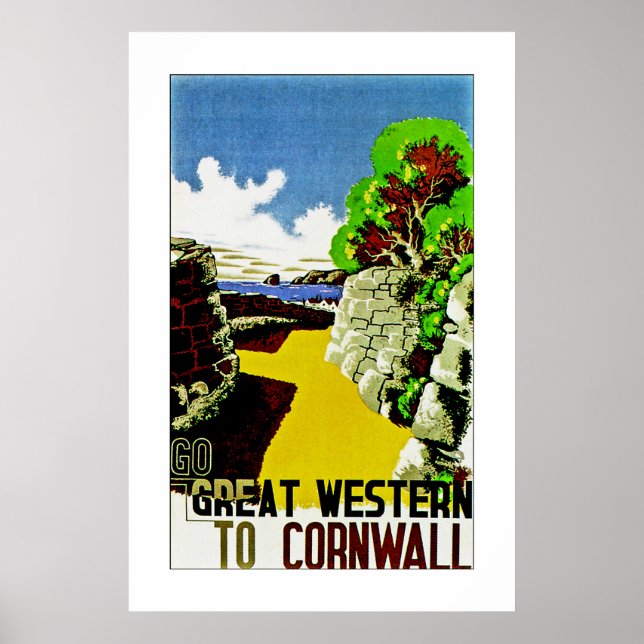 Underbar Western till Cornwall Poster (Framsidan)