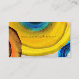 Underbara Affärskort Blommigt Visitkort