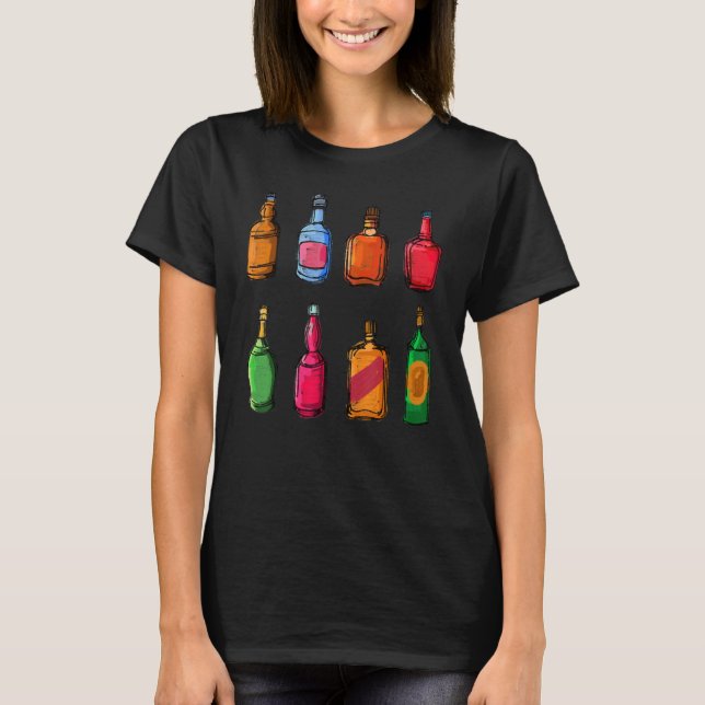 Underbara alkoholfestival L. för dryck Party T Shirt (Framsida)