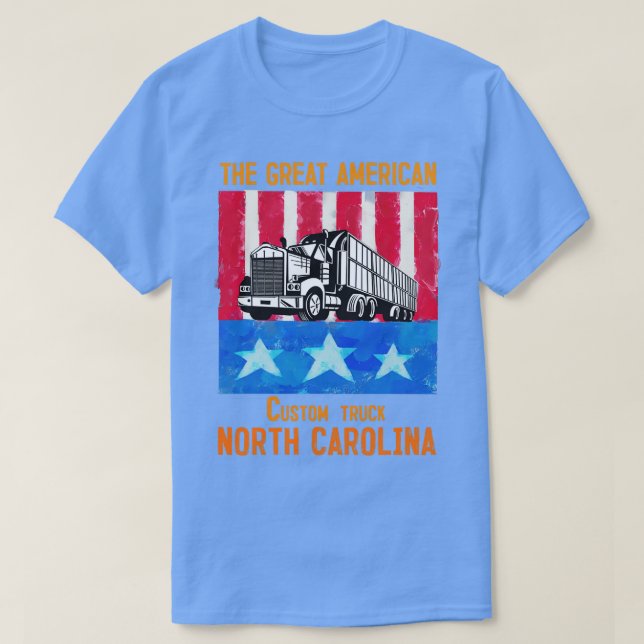 UNDERBARA AMERIKANSKA ANPASSNINGSBARNA LASTBIL NOR T SHIRT (Design framsida)
