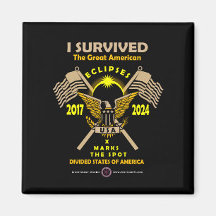 Underbara amerikanska Eclipses Magnet
