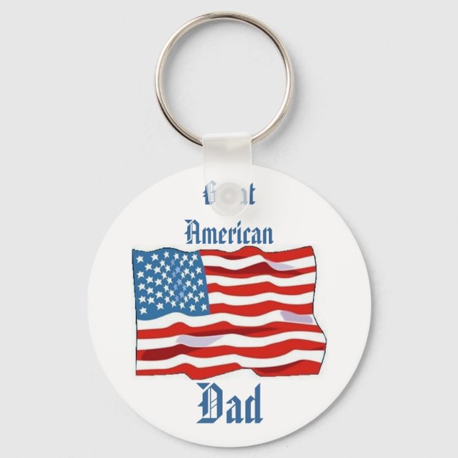 Underbara amerikanska Pappa Nyckelring (Framsida)