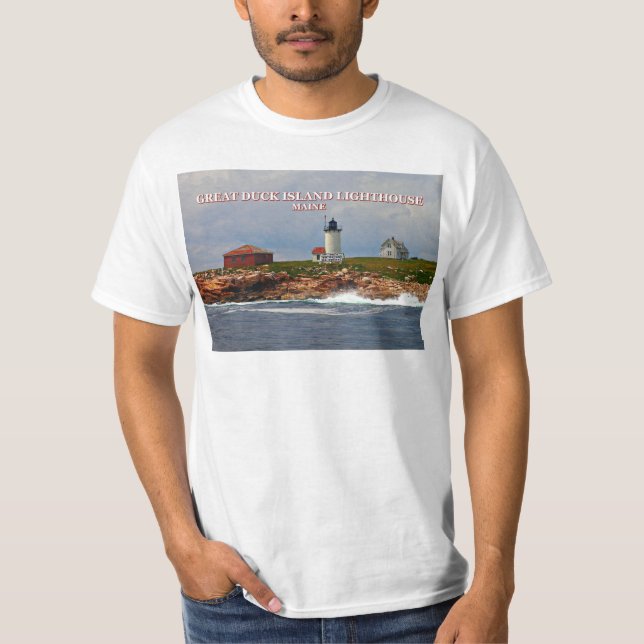 Underbara Anka-fyr, Maine T-Shirt (Framsida)