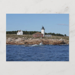 Underbara Anka-fyr-Maine-vykort Vykort