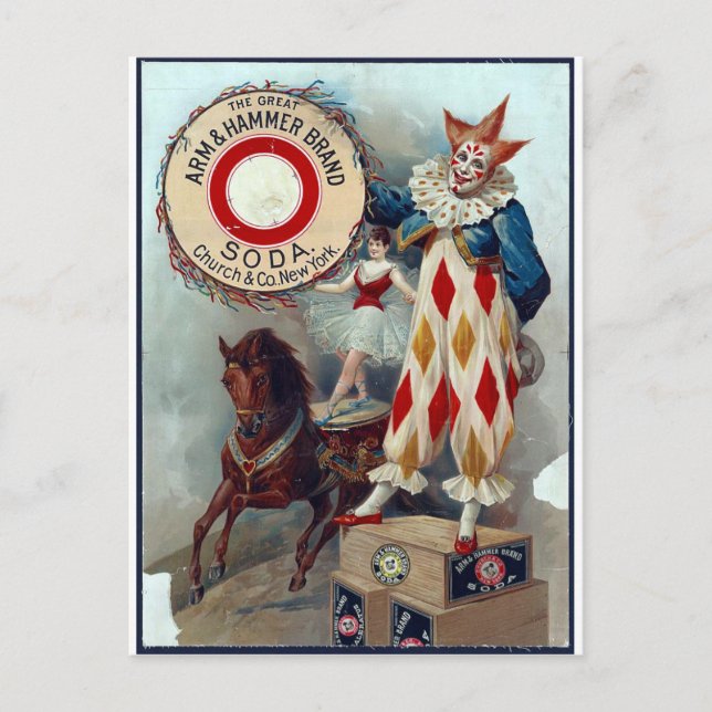 Underbara Arm & Hammer Brand Soda Vykort (Framsida)