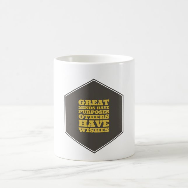 Underbara åsikter har syften som andra har Önskemå Kaffemugg (Center)