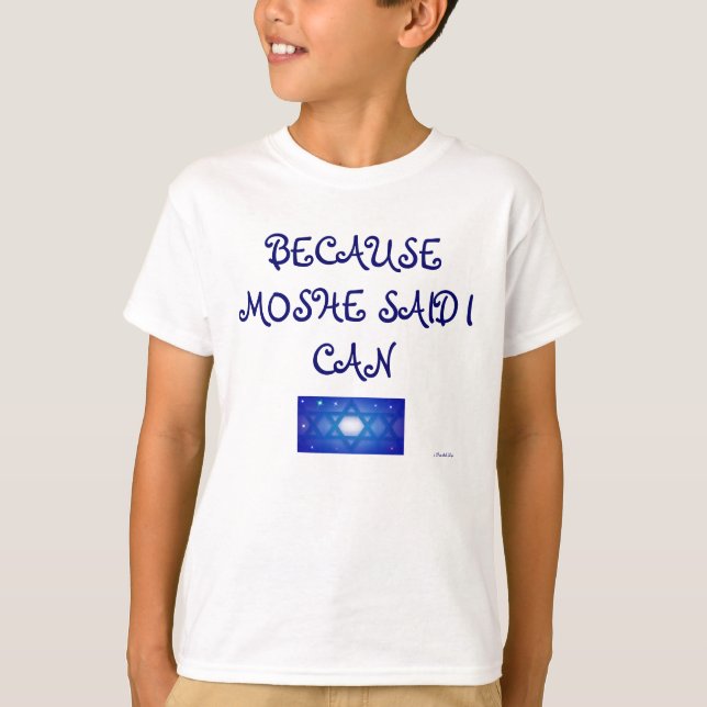 UNDERBARA BARN SJÄLV FÖR HANUKKAH TEE SHIRT (Framsida)