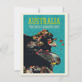 Underbara barriärrevet, Australien Vykort