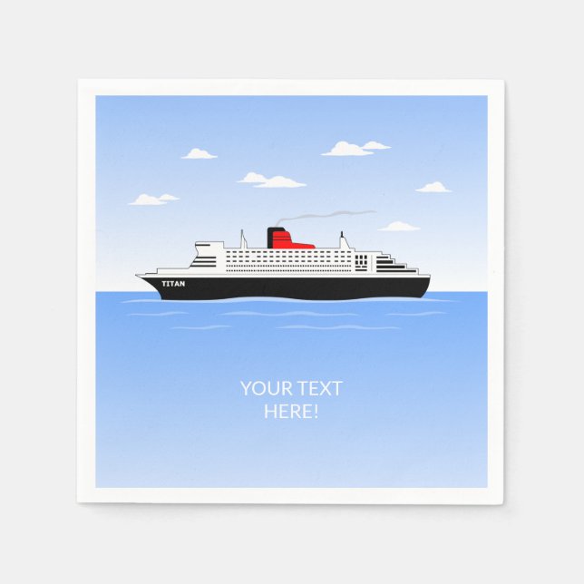 Underbara Bassäng Party Pappersservett (Framsidan)