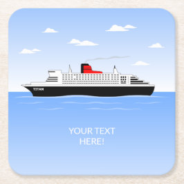 Underbara Bassäng Party Underlägg Papper Kvadrat