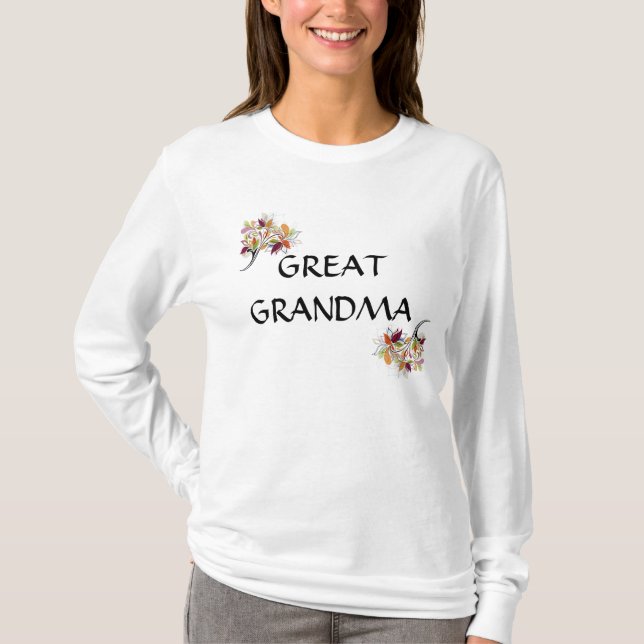 Underbara bästa mormordamer tee shirt (Framsida)