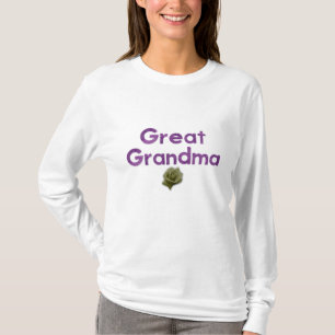 UNDERBARA BÄSTA MORMORLÅNGÄRMADDAMER T SHIRT
