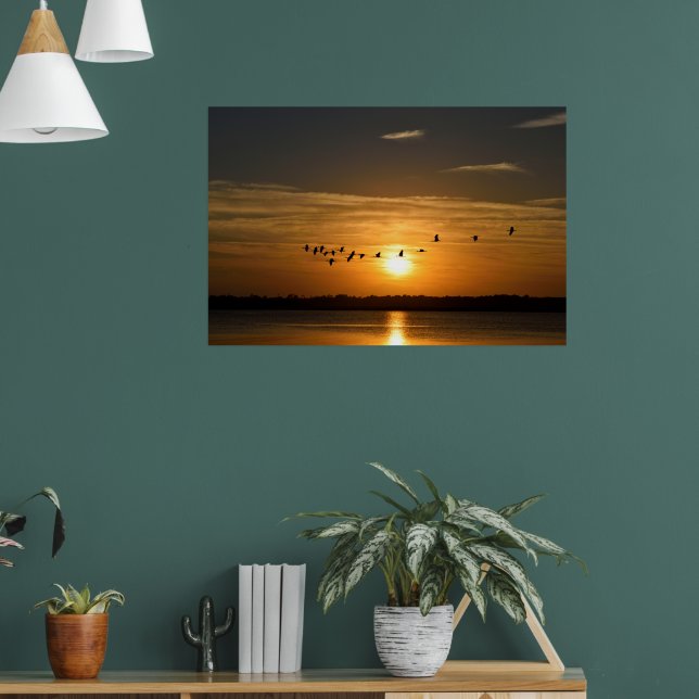 Underbara besättningar vid solnedgång poster (Vardagsrum 1)